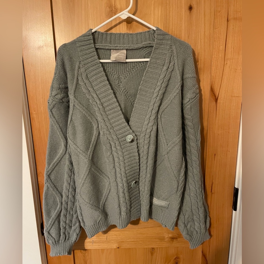 Taylor Swift Tortured Poets Department Gray Cardigan